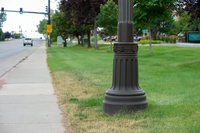Custom Light Pole Base Covers – Gillette Base preview 2